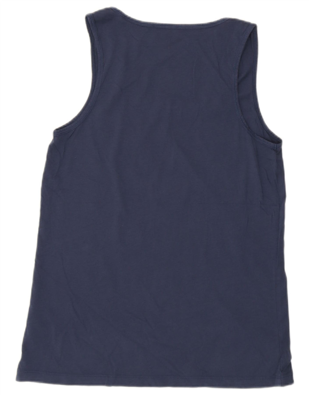 J. CREW Womens Vest Top UK 10 Small Navy Blue Cotton
