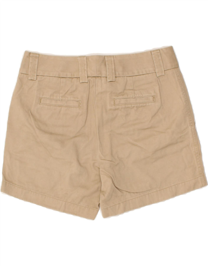 J. CREW Womens City Fit Chino Shorts US 2 XS W30 Beige Cotton | Vintage J. Crew | Thrift | Second-Hand J. Crew | Used Clothing | Messina Hembry 