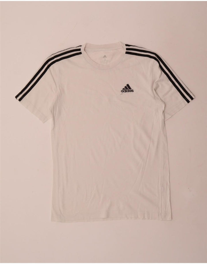 Adidas Mens T-Shirt Top Small White