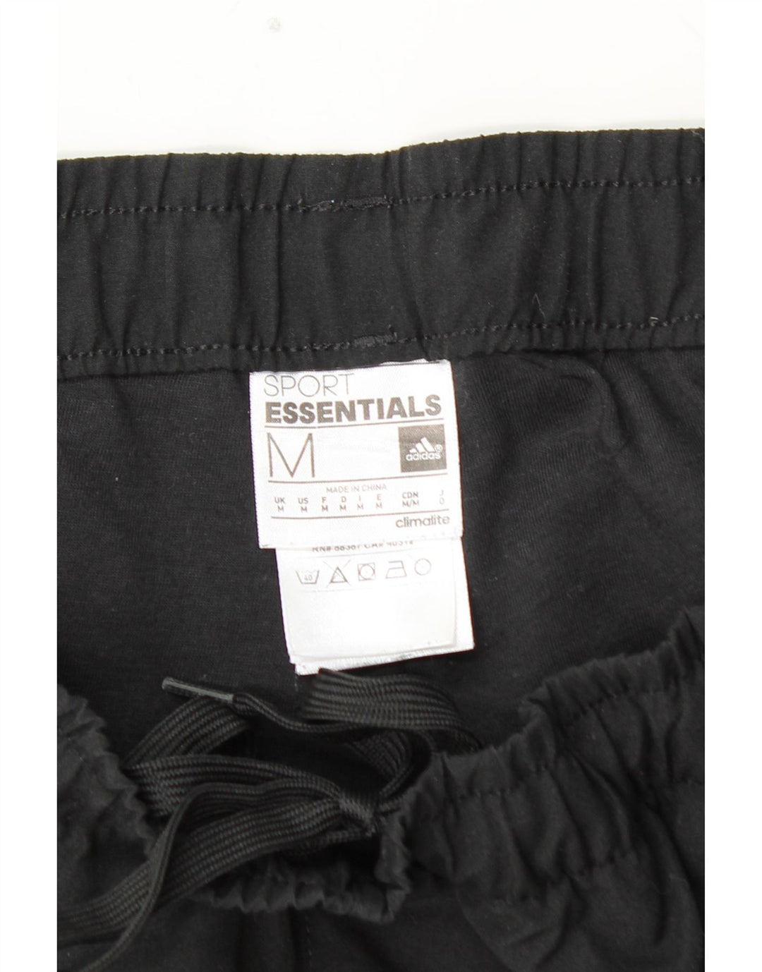 ADIDAS Mens Climalite Tracksuit Trousers Medium  Black Polyester