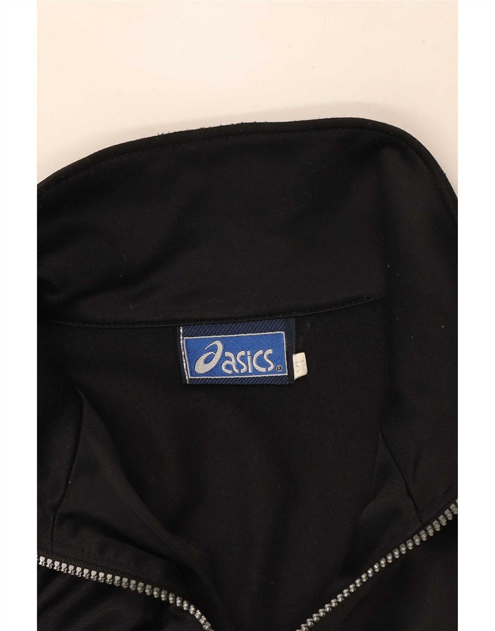 Asics Mens Graphic Tracksuit Top Jacket XL Black