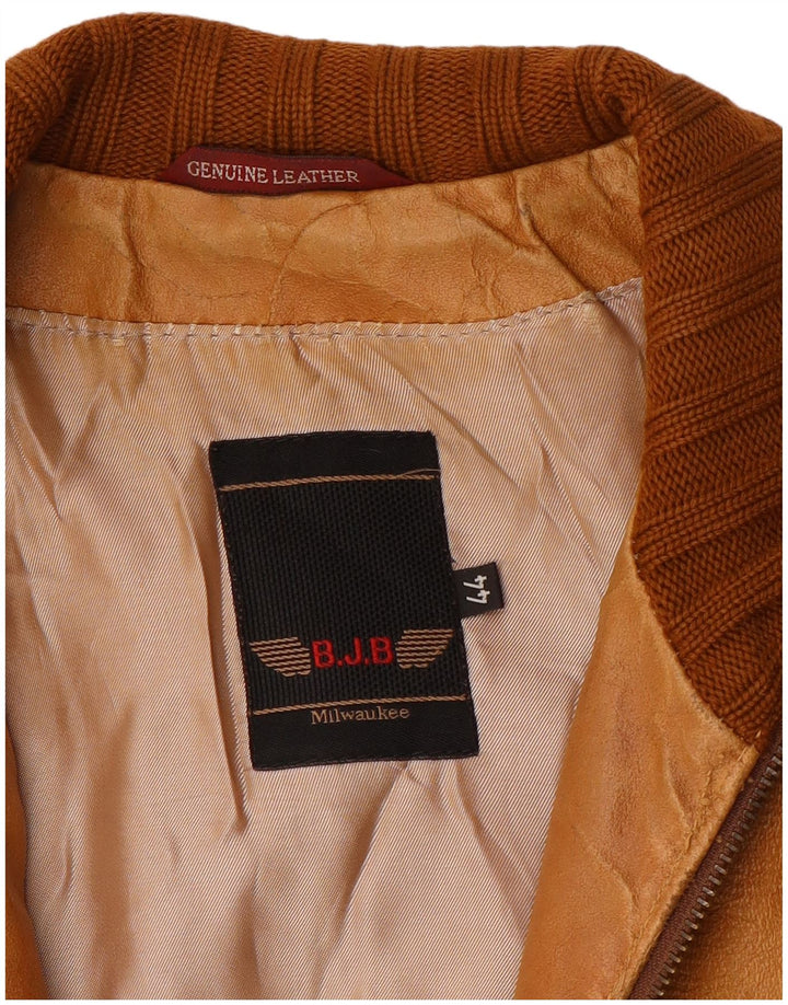 Milwaukee Womens Leather Jacket IT 44 Medium Brown Leather