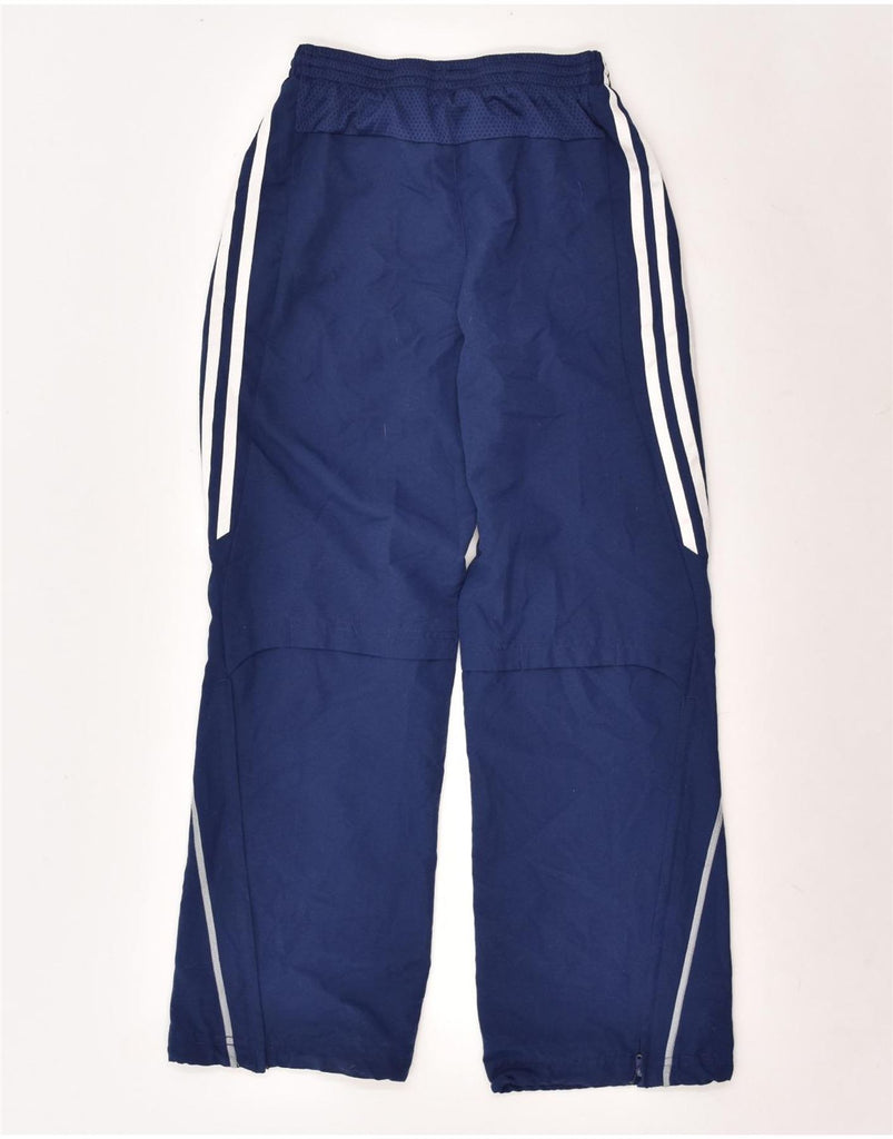 ADIDAS Boys Climalite Tracksuit Trousers 9-10 Years Blue Polyester | Vintage Adidas | Thrift | Second-Hand Adidas | Used Clothing | Messina Hembry 