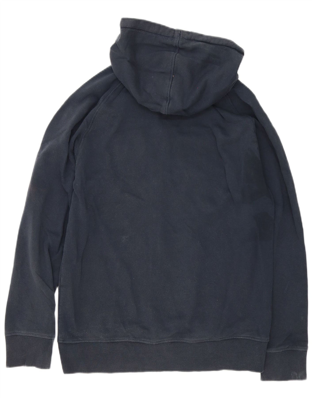 Timberland Mens Zip Hoodie Sweater Medium Navy Blue Cotton