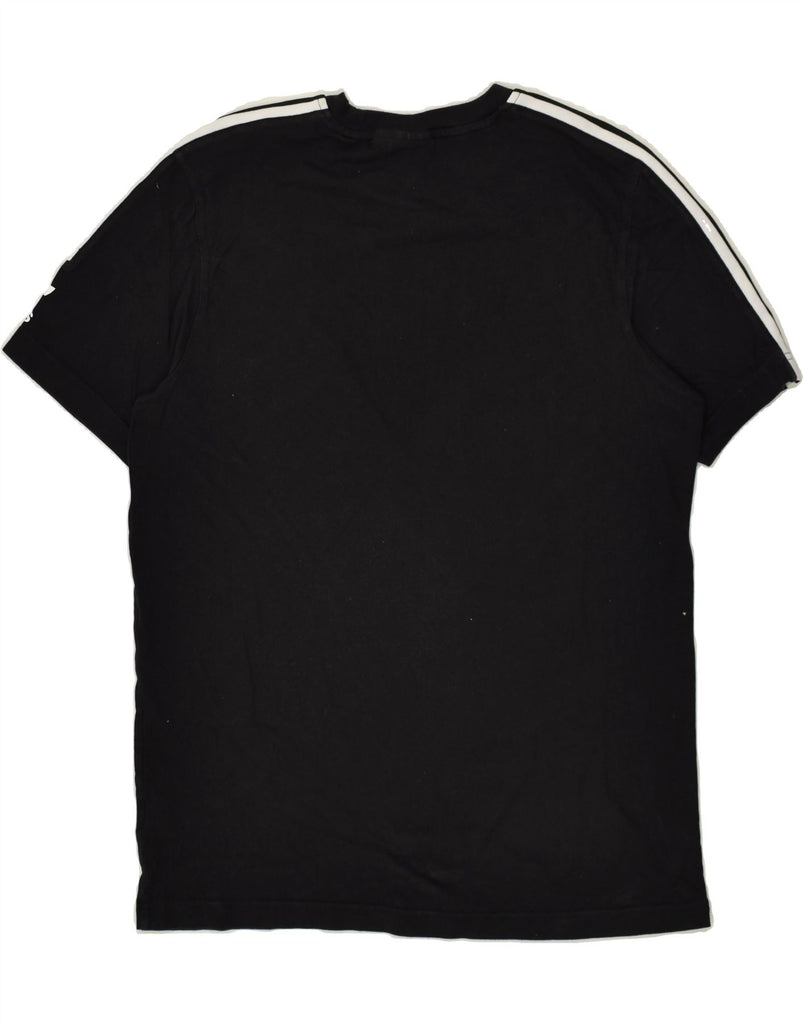 ADIDAS Mens T-Shirt Top Medium Navy Blue Cotton | Vintage Adidas | Thrift | Second-Hand Adidas | Used Clothing | Messina Hembry 