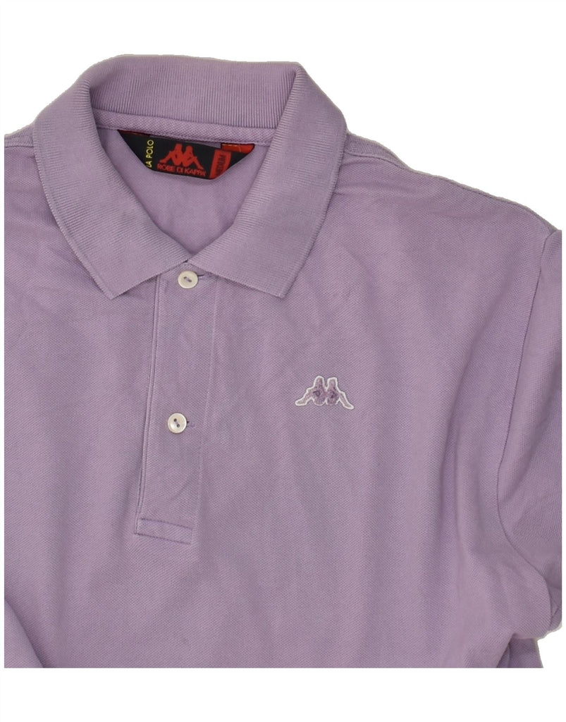 KAPPA Mens Polo Shirt Medium Purple Cotton | Vintage Kappa | Thrift | Second-Hand Kappa | Used Clothing | Messina Hembry 