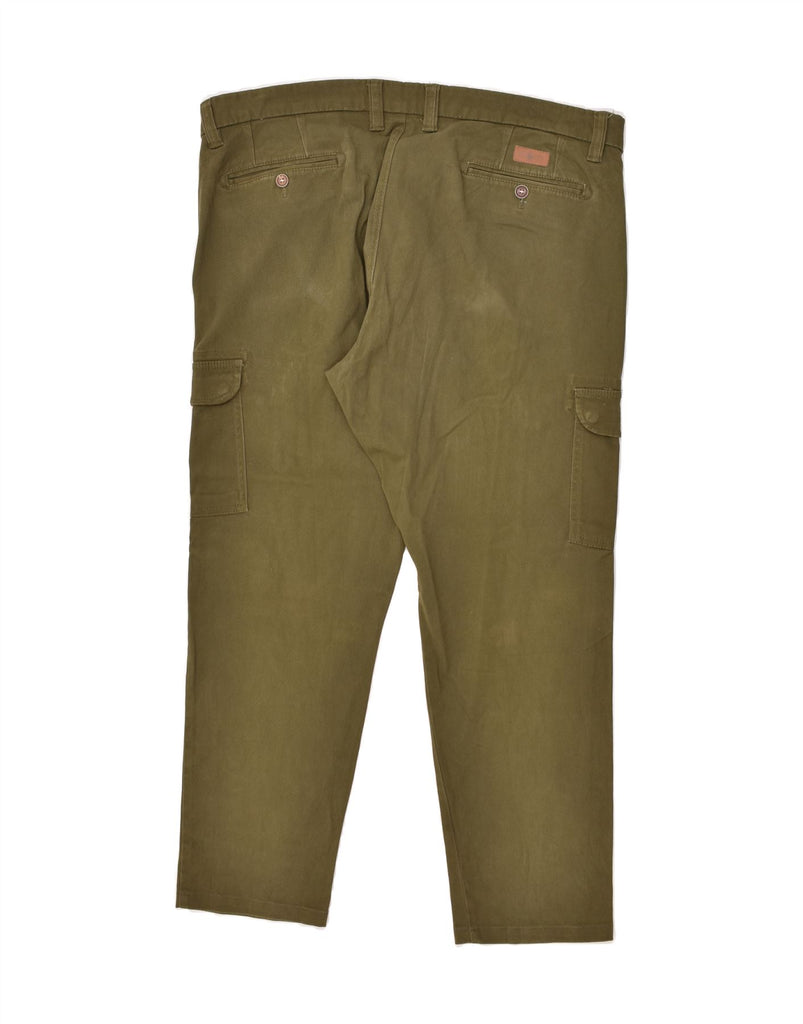 VINTAGE Mens Slim Cargo Trousers IT 56 3XL W40 L28 Khaki Cotton | Vintage Vintage | Thrift | Second-Hand Vintage | Used Clothing | Messina Hembry 