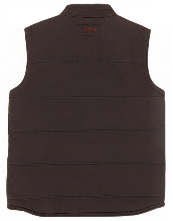Weird Fish Mens Padded Gilet UK 44 2XL Grey Cotton