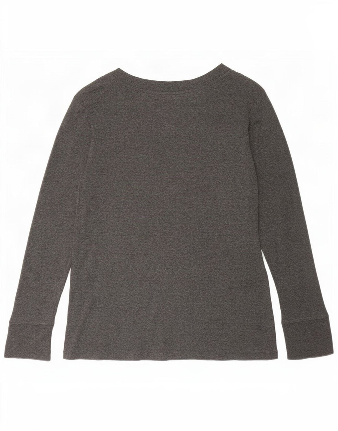 Gap Womens Top Long Sleeve UK 14 Large Grey Cotton