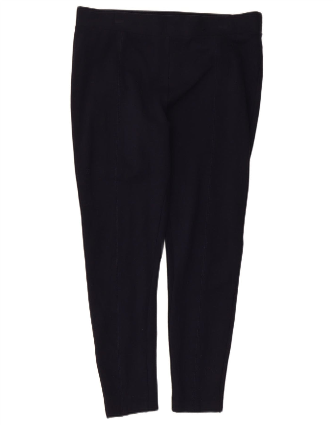 Marks & Spencer Womens Leggings UK 16 Large  Navy Blue Viscose