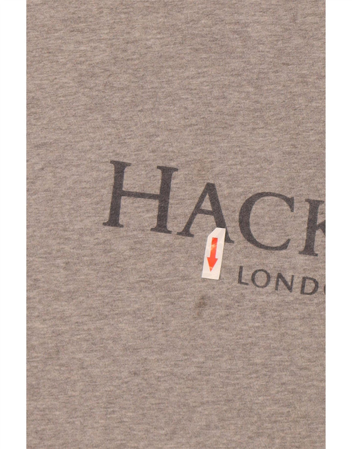 Hackett Mens Classic Fit Graphic Sweatshirt Jumper 3XL Grey Cotton