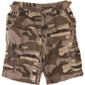 ANIMAL Boys Cargo Shorts 7-8 Years W24  Grey Camouflage Cotton