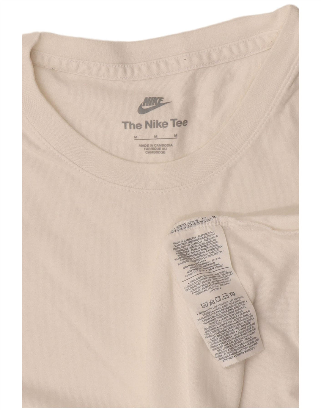 Nike Mens Vest Top Medium White Cotton