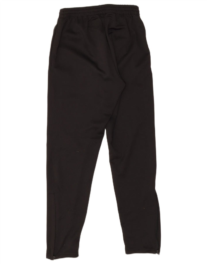 Kappa Mens Graphic Tracksuit Trousers Small  Black Polyester