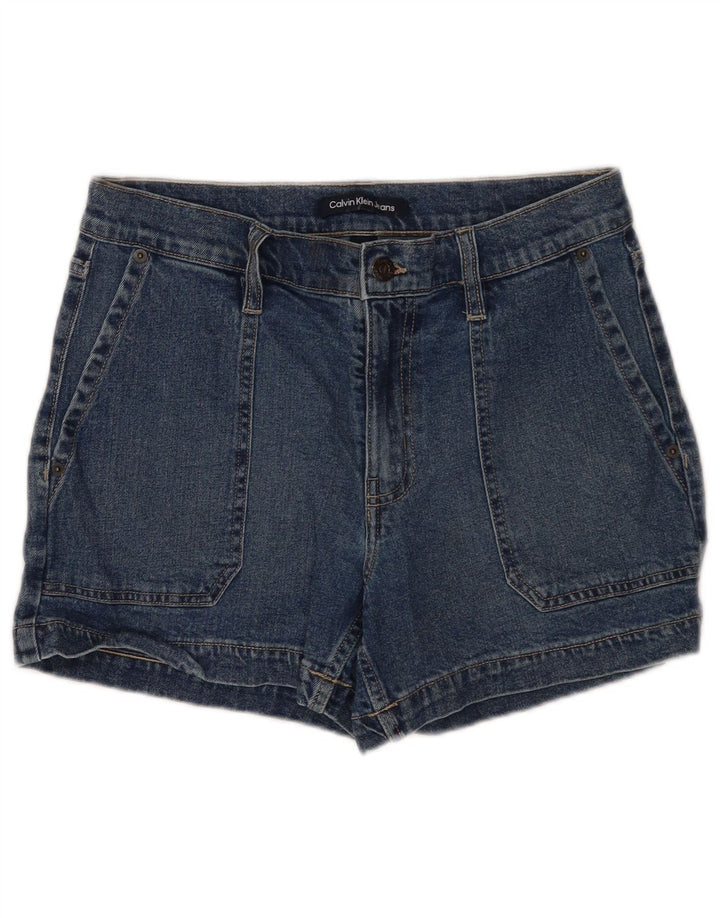 Calvin Klein Womens Denim Shorts US 4 Small W27  Blue Cotton