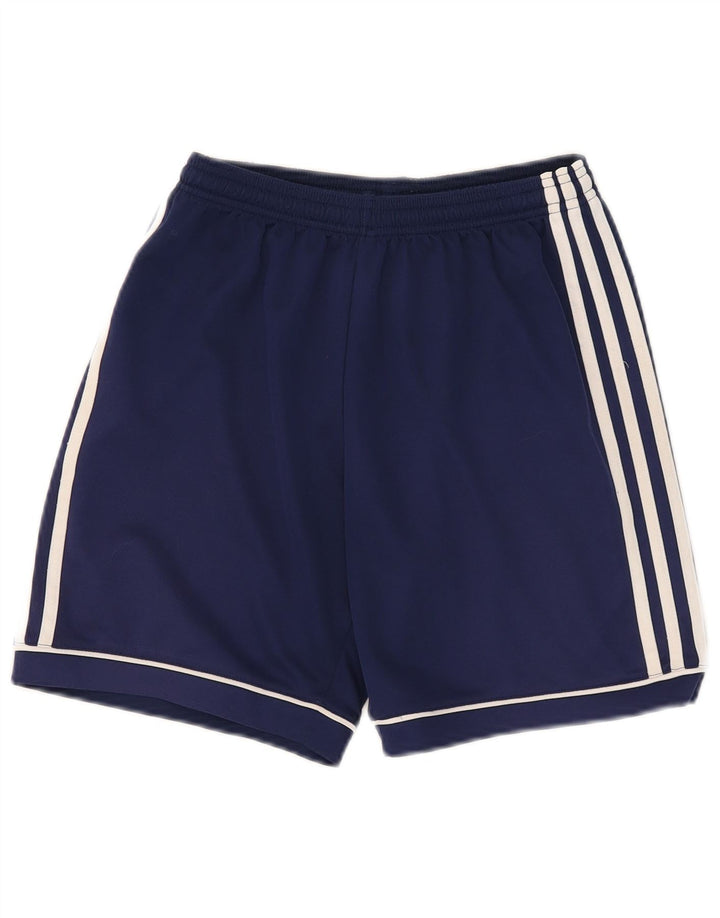 Adidas Boys Climalite Sport Shorts 13-14 Years  Navy Blue Polyester