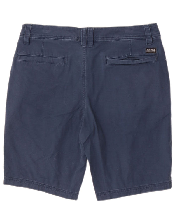 O'Neill Mens Chino Shorts W32 Medium Navy Blue Cotton