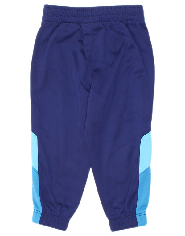 Nike Baby Boys Tracksuit Trousers 12-18 Months Navy Blue Colourblock