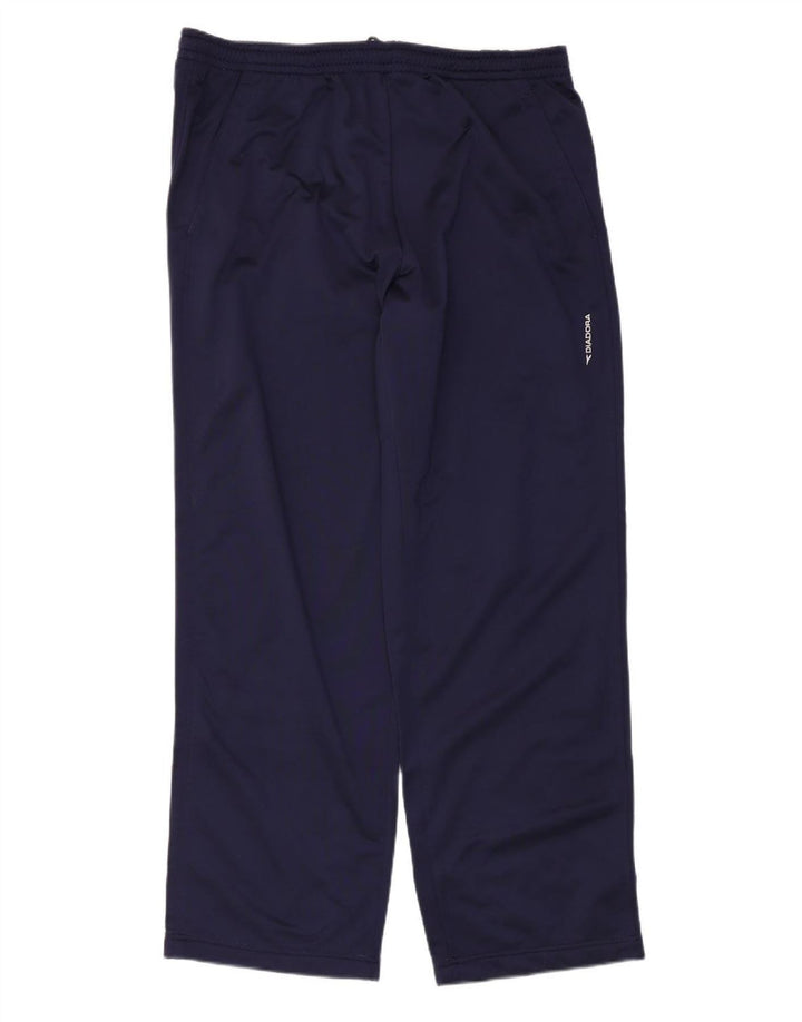 Diadora Mens Tracksuit Trousers IT 54 2XL  Navy Blue Polyester