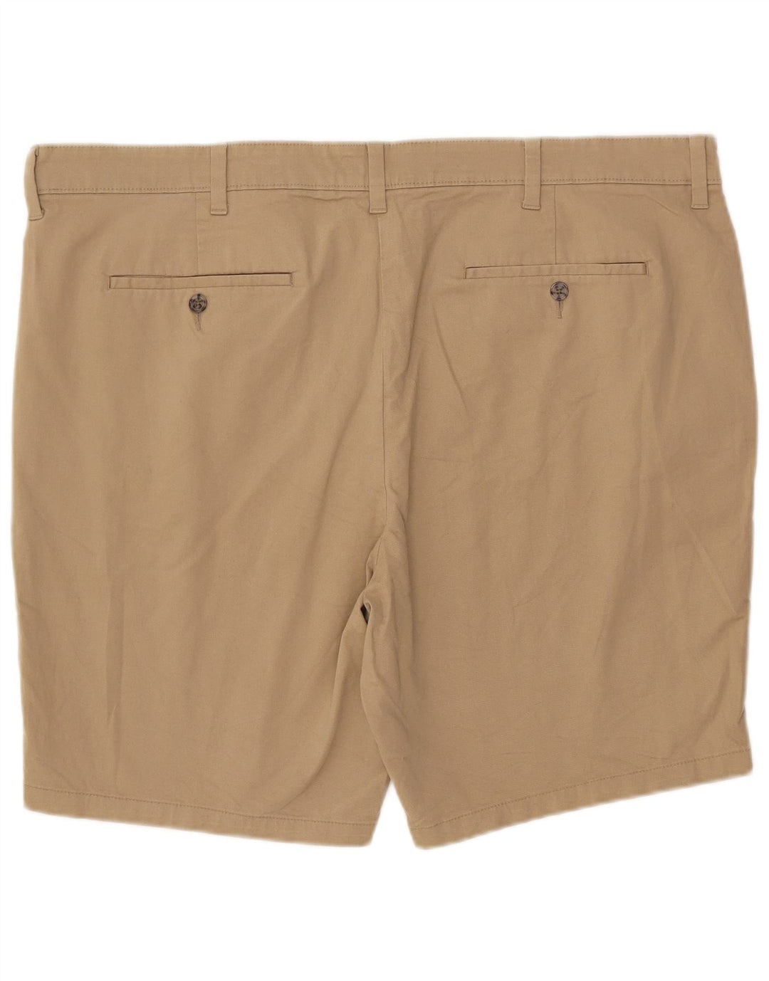 Marks & Spencer Mens Chino Shorts W44 2XL Beige Cotton