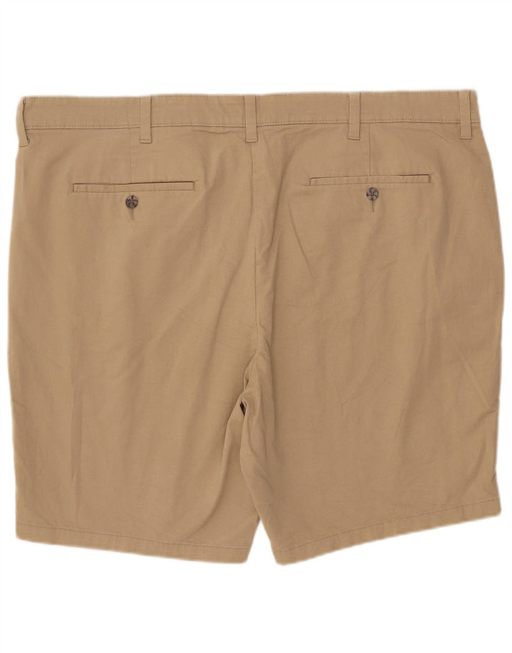 Marks & Spencer Mens Chino Shorts W44 2XL Beige Cotton