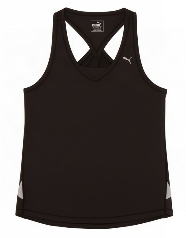 Puma Womens Vest Top UK 12 Medium Grey Polyester