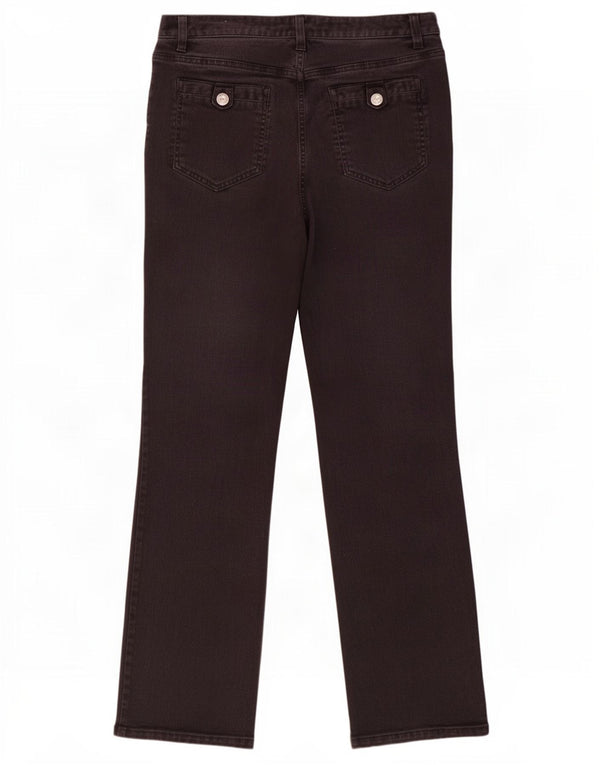 Laura Ashley Womens Straight Jeans UK 14 Large W32 L30 Black Cotton