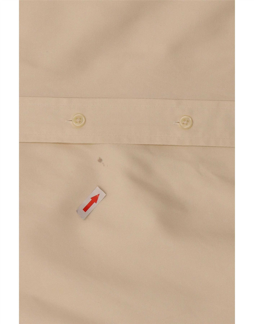 Ralph Lauren Mens Classic Fit Shirt Large Off White Cotton