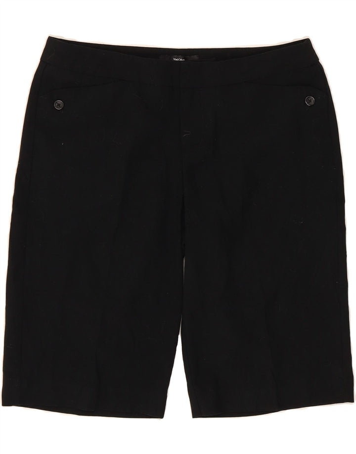 MOSSIMO Womens Stretch Bermuda Shorts US 4 Small W30 Black Polyester Vintage Mossimo and Second-Hand Mossimo from Messina Hembry 