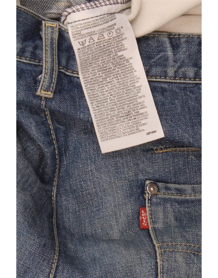 Levi's Mens Straight Jeans W33 L32 Blue Cotton