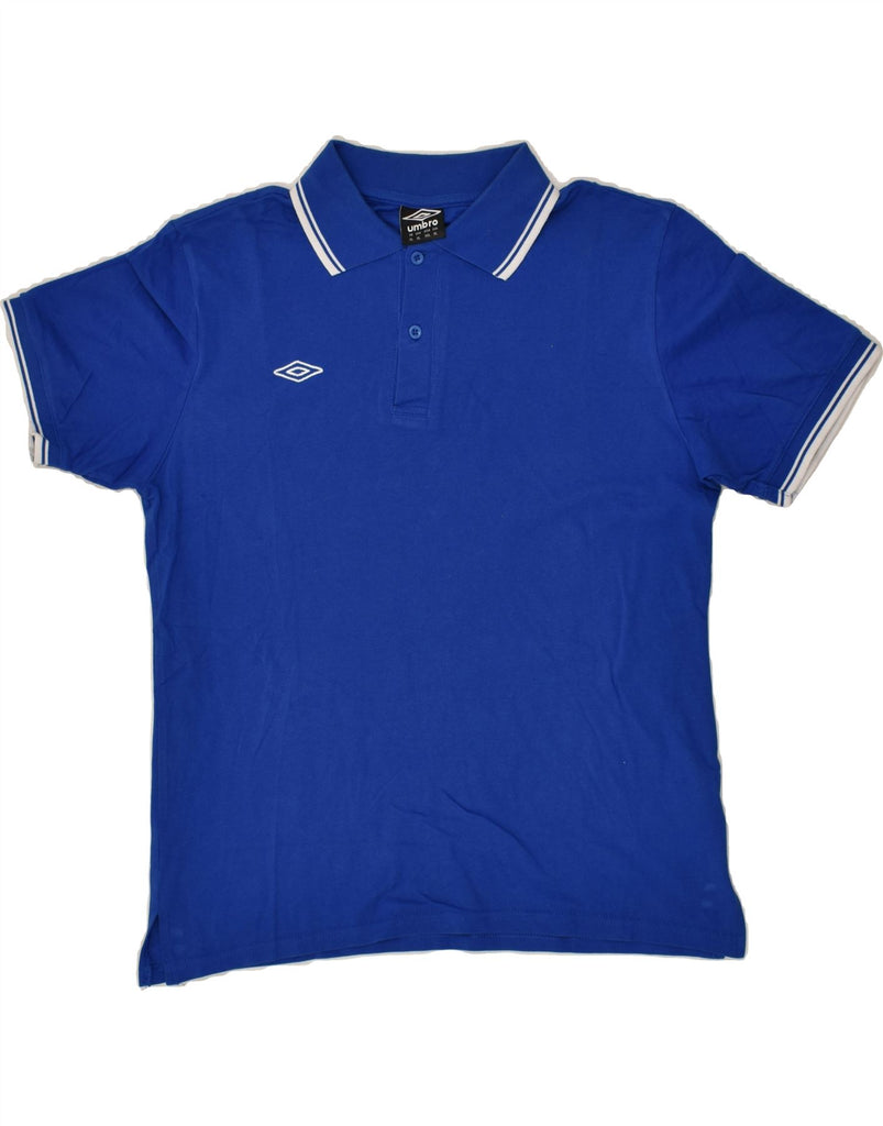 UMBRO Mens Polo Shirt XL Blue Cotton | Vintage Umbro | Thrift | Second-Hand Umbro | Used Clothing | Messina Hembry 