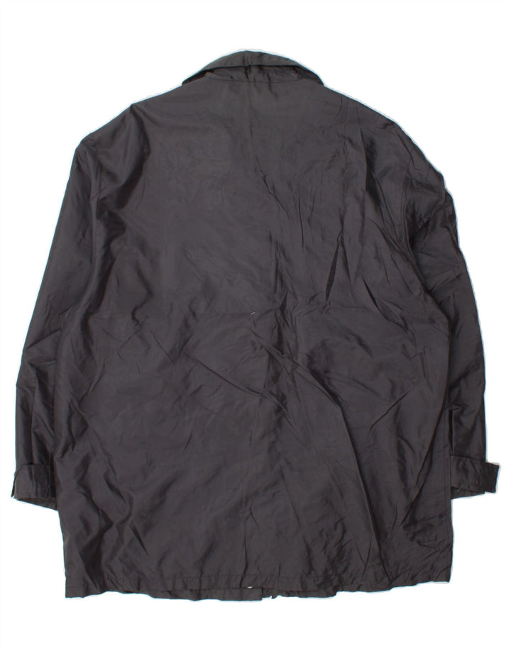 MAX & CO. Womens Windbreaker Coat UK 18 XL Navy Blue Polyamide Vintage Max & Co. and Second-Hand Max & Co. from Messina Hembry 