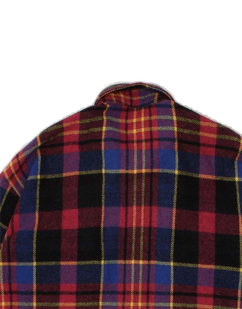 VINTAGE Mens Flannel Shirt Large Multicoloured Check | Vintage Vintage | Thrift | Second-Hand Vintage | Used Clothing | Messina Hembry 