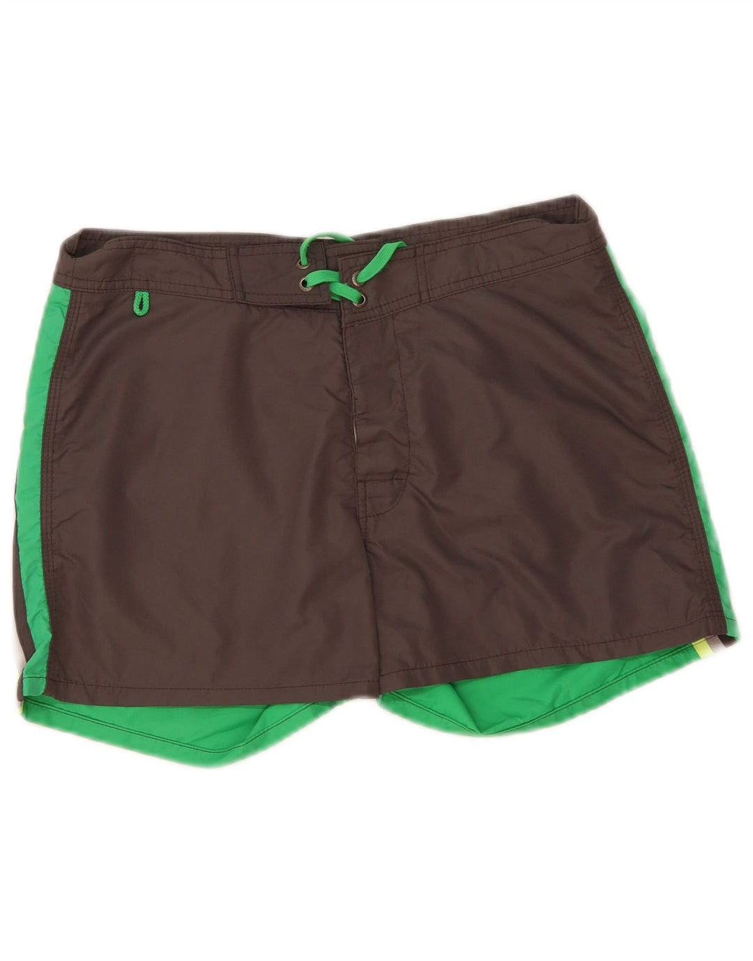 Sundek Mens Swimming Shorts Medium Grey Colourblock Polyester