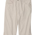 John Lewis Womens Bermuda Shorts UK 14 Large W32 White Cotton