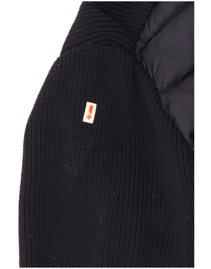 North Sails Mens Cardigan Sweater Large Navy Blue Polyester