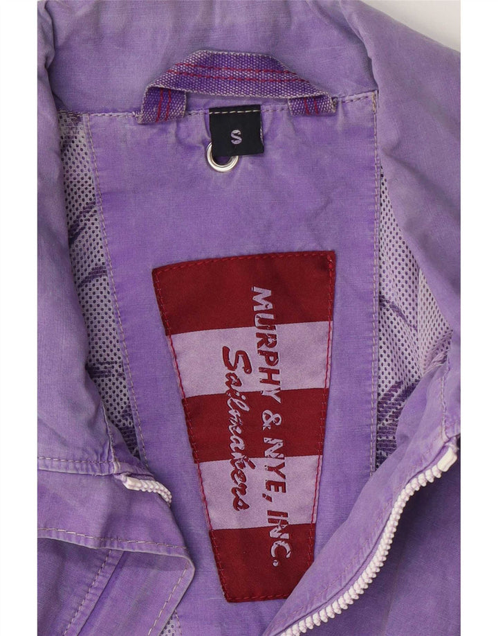 Murphy & Nye Womens Sailmakers Bomber Jacket UK 10 Small Purple