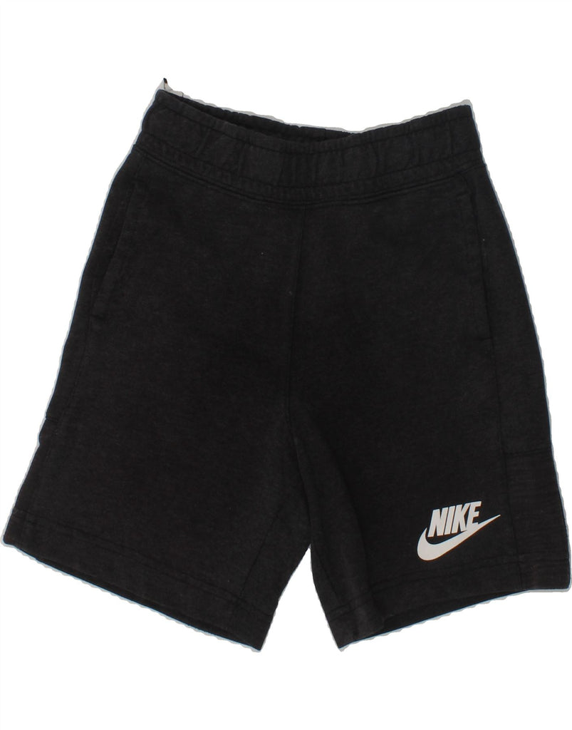 NIKE Boys Sport Shorts 6-7 Years XS  Grey Cotton | Vintage Nike | Thrift | Second-Hand Nike | Used Clothing | Messina Hembry 