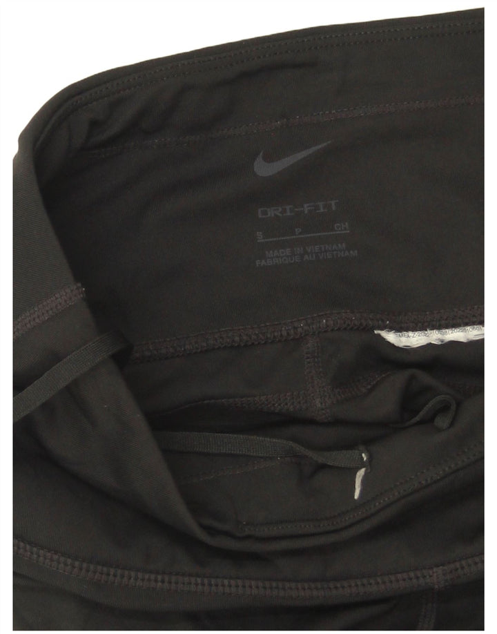Nike Womens Leggings UK 10 Small  Black