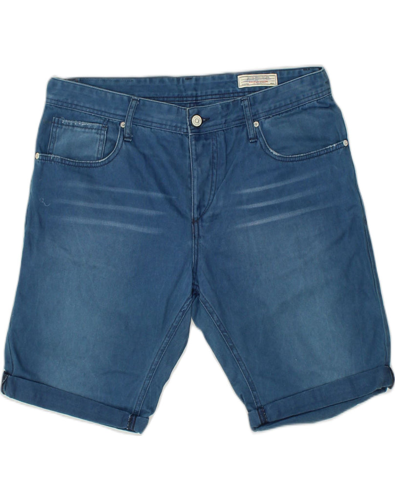 JACK & JONES Womens Denim Shorts UK 18 XL W36  Blue Cotton | Vintage Jack & Jones | Thrift | Second-Hand Jack & Jones | Used Clothing | Messina Hembry 