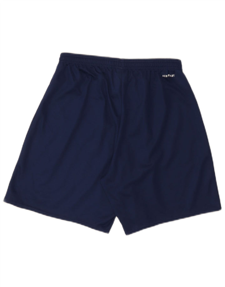 Adidas Mens Aeroready Sport Shorts Small  Navy Blue Polyester