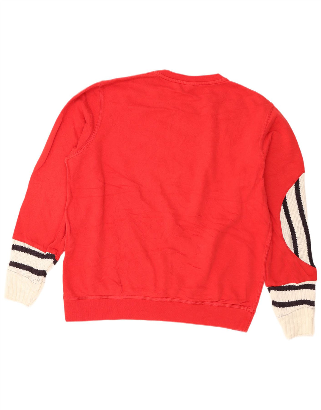 Nike Mens Sweatshirt Jumper XL Red Colourblock Cotton
