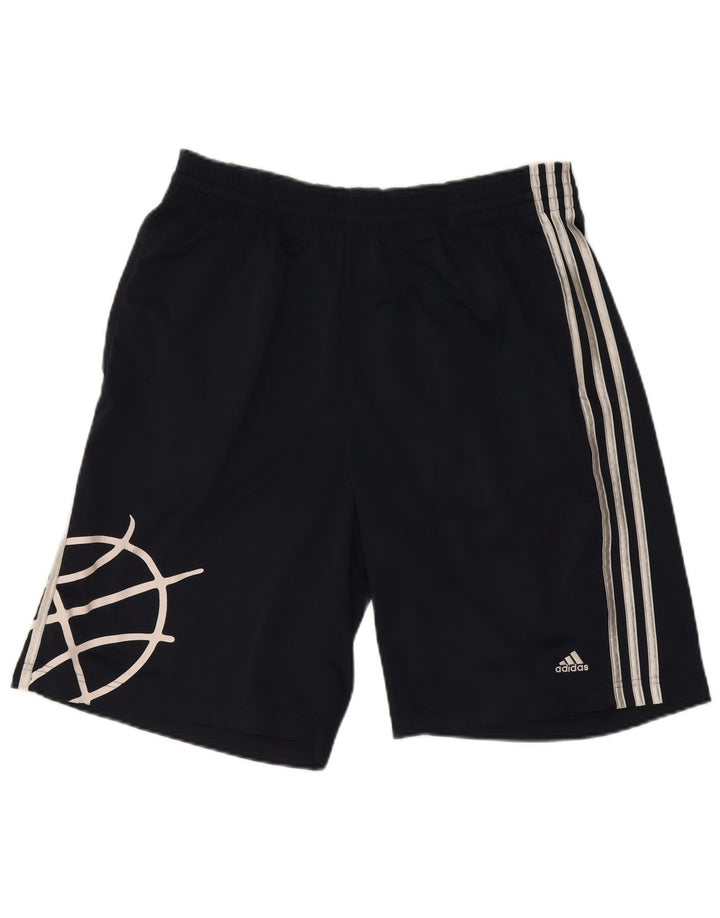 Adidas Mens Graphic Sport Shorts Medium Navy Blue
