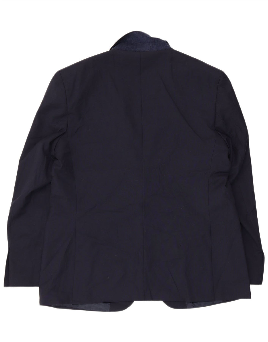 Marks & Spencer Mens 2 Button Regular Fit Blazer Jacket UK 44 XL Navy Blue