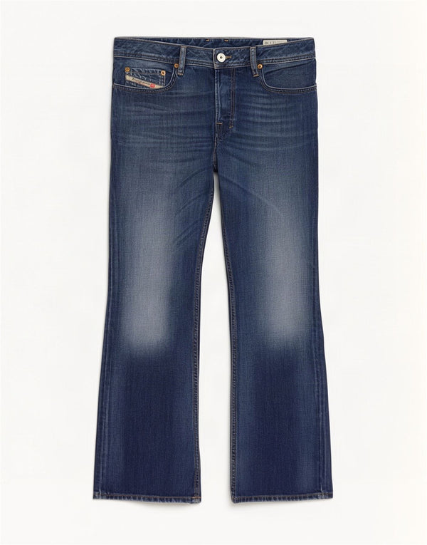 Diesel Mens Zatiny Bootcut Jeans W32 L30 Blue Cotton