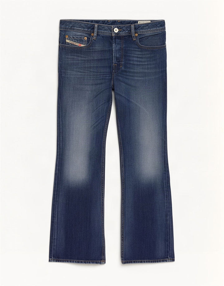 Diesel Mens Zatiny Bootcut Jeans W32 L30 Blue Cotton