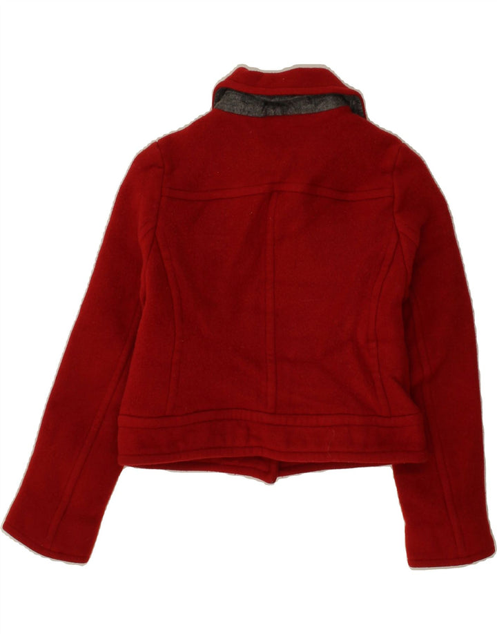 TOMMY HILFIGER Girls Overcoat 6-7 Years Medium Red Wool Vintage Tommy Hilfiger and Second-Hand Tommy Hilfiger from Messina Hembry 