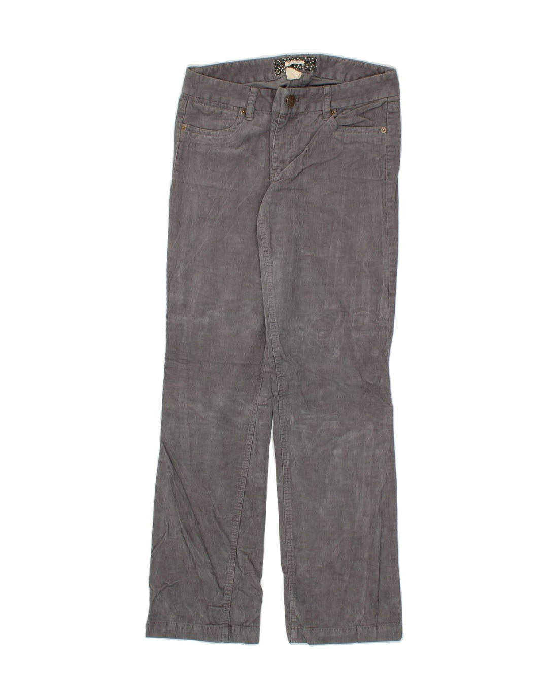 J. CREW Womens Bootcut Corduroy Trousers W28 L31 Grey Cotton Vintage J. Crew and Second-Hand J. Crew from Messina Hembry 