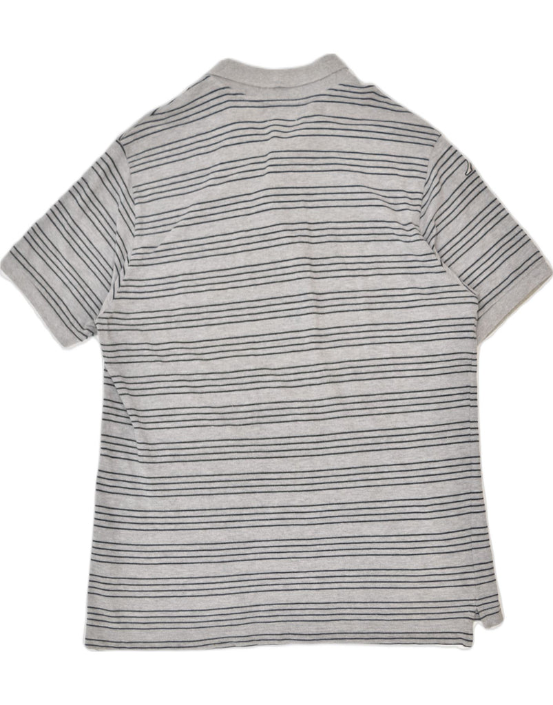 KAPPA Mens Polo Shirt XL Grey Striped Cotton Classic | Vintage | Thrift | Second-Hand | Used Clothing | Messina Hembry 