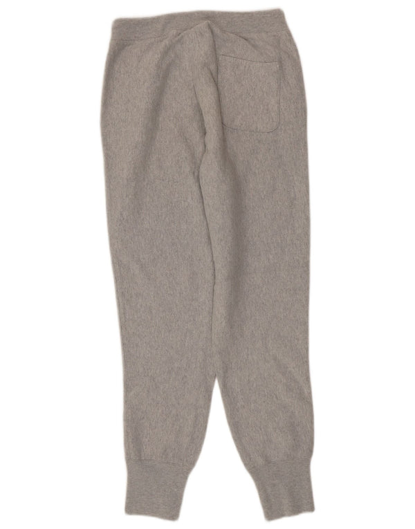 Champion Womens Tracksuit Trousers Joggers UK 8 Small Grey Cotton
